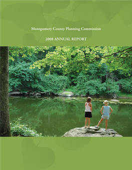 Montgomery County Planning Commission 2008 ANNUAL REPORT