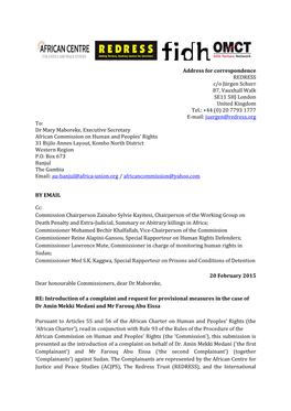 African Commission on Human and Peoples' Rights