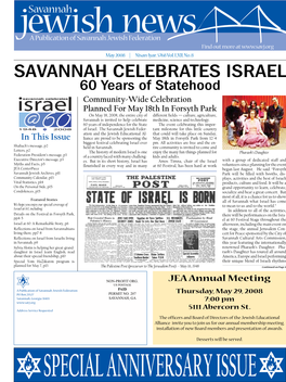 Savannah Celebrates Israel