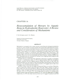 Bioaccumulation of Mercury by Aquatic Biota in Hydroelectric Reservoirs: a Review and Consideration of Mechanisms