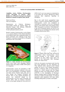 New Distributional Records of Amphibians and Reptiles From