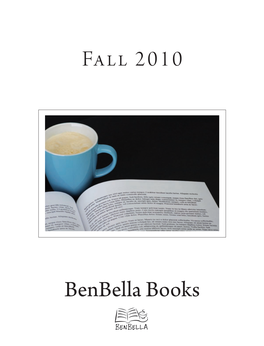 Fall 2010 Benbella Books