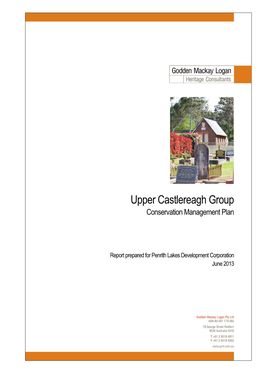 Upper Castlereagh Group Conservation Management Plan