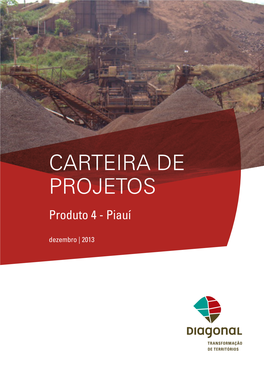 CARTEIRA DE PROJETOS Produto 4 - Piauí Dezembro | 2013 Plano De Desenvolvimento Sustentável Do Piauí | 1