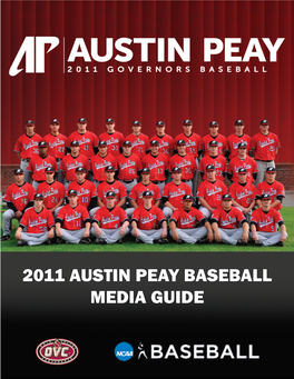 2011 Austin Peay Baseball Media Guide