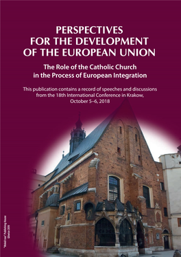 Perspectives for the Development of the European Union