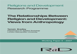 3 Anthropology and Religion