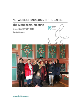 NETWORK of MUSEUMS in the BALTIC the Mariehamn-Meeting