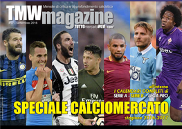 Stagione 2016-2017 SERIE B- LEGA PRO All’Interno