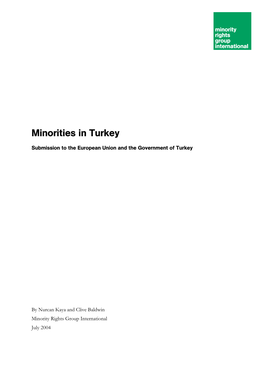 Minorities in Turkey