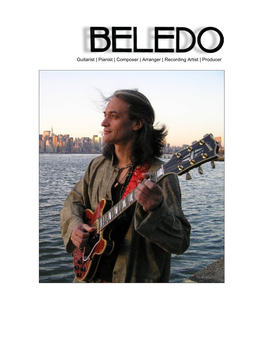 BELEDO Guitarist | Pianist | Composer | Recording Artist | Producer