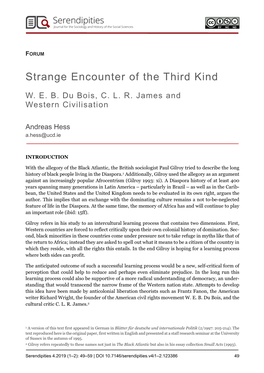 Strange Encounter of the Third Kind