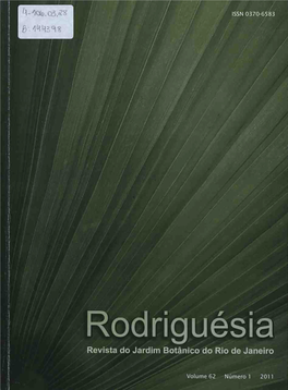 Revista Do Jardim Botânico Do Rio De Janeiro