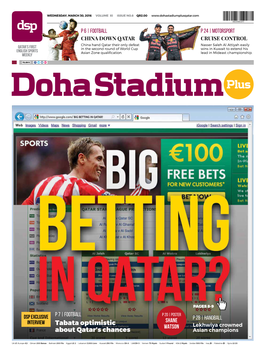 Tabata Optimistic About Qatar's Chances