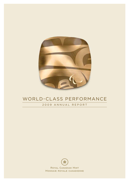 World-Class Performance 2009 Annual Re P O R T 2 0 0 9