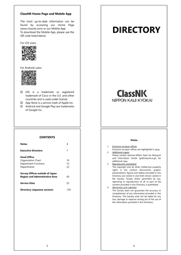 Classnk Directory 2021 (PDF)