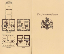 'The (}Overnor's 'Palace