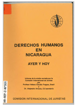 Derechos Humanos En Nicaragua