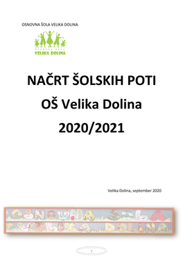 Načrt Šolskih Poti 2020/2021