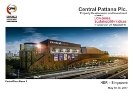 Central Pattana Plc. Property Development and Investment