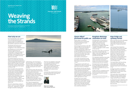 Weaving the Strands Promoting and Facilitating Integrated Management Around the Hauraki Gulf – Tikapa Moana