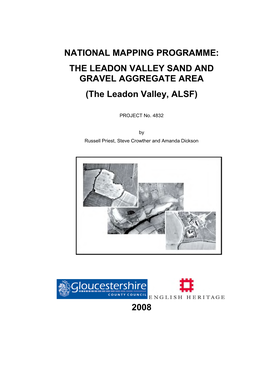 THE LEADON VALLEY SAND and GRAVEL AGGREGATE AREA (The Leadon Valley, ALSF)