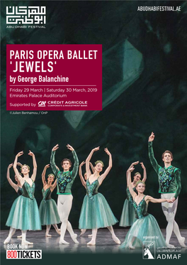PARIS OPERA BALLET 'JEWELS' by George Balanchine Friday 29 March | Saturday 30 March, 2019 Emirates Palace Auditorium