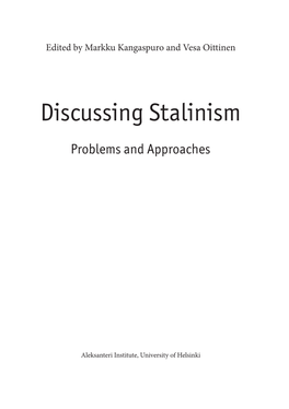 Discussing Stalinism