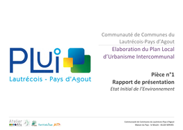 Rapport Etat Initial Environnement