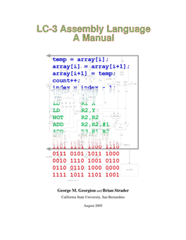 LC-3 Assembly Lab Manual