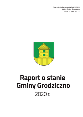 Raport O Stanie Gminy Grodziczno 2020 R