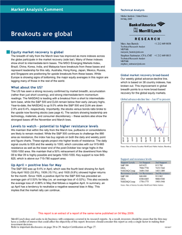Breakouts Are Global