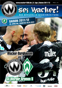 SV Werder Bremen II Wacker Burghausen