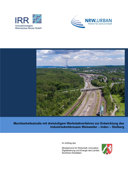 Industriedrehkreuz Weisweiler – Inden – Stolberg Im Verfahren Besprochen Und Abgestimmt Wurden