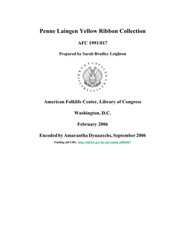 Penne Laingen Yellow Ribbon Collection