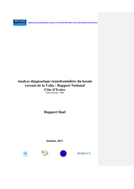 Rapport National Côte D'ivoire Rapport Final