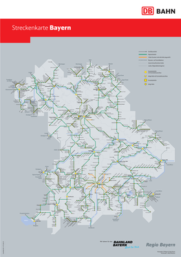 Streckenkarte Bayern