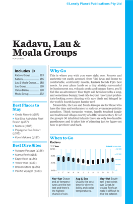 Kadavu, Lau & Moala Groups