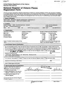 National Register of Historic Places Registration Form