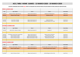 2020 Weekly Fixture Advices.Xlsx