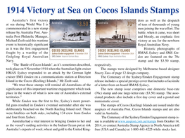 1914 Victory at Sea on Cocos Islands Stamps