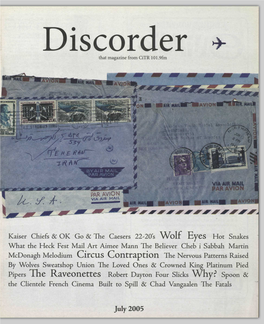 Discorder + That Magazine from Citr 101.9Fm