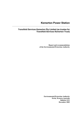 Kemerton Power Station
