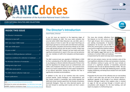 Anicdotes Newsletter Issue 18