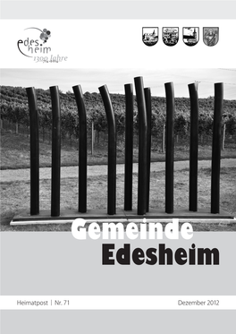 Edesheimer Heimatpost Nr. 71 (Dezember 2012)