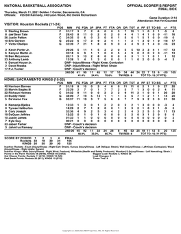 Box Score Rockets