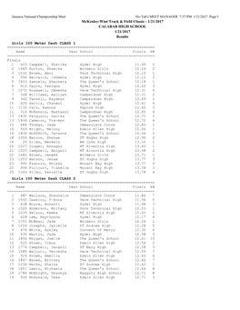 Mckenley-Wint Track & Field Classic