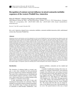 Recognition of Contour-Current Influence in Mixed Contourite