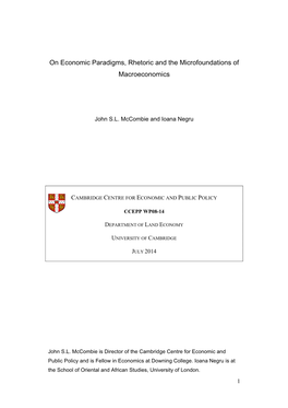 On Crises in Macroeconomic Theory And