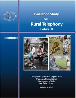 Evaluation Study on Rural Telephony Volume 1
